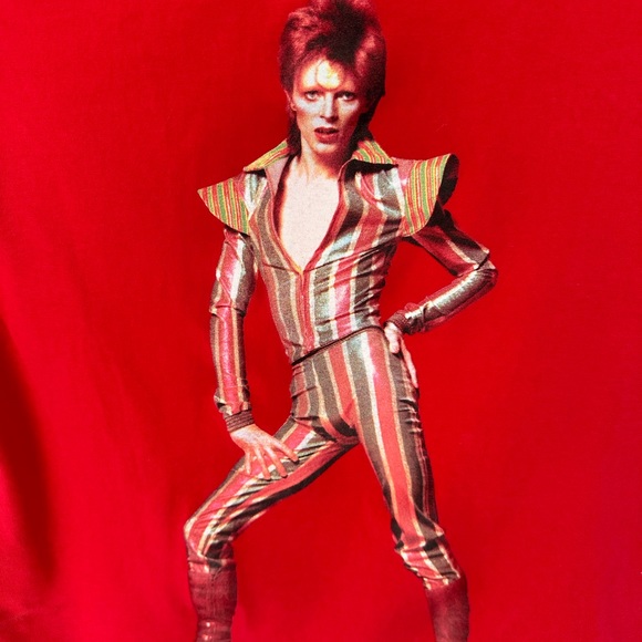 Zara David Bowie / Ziggy Stardust graphic T-shirt size S - Picture 3 of 6